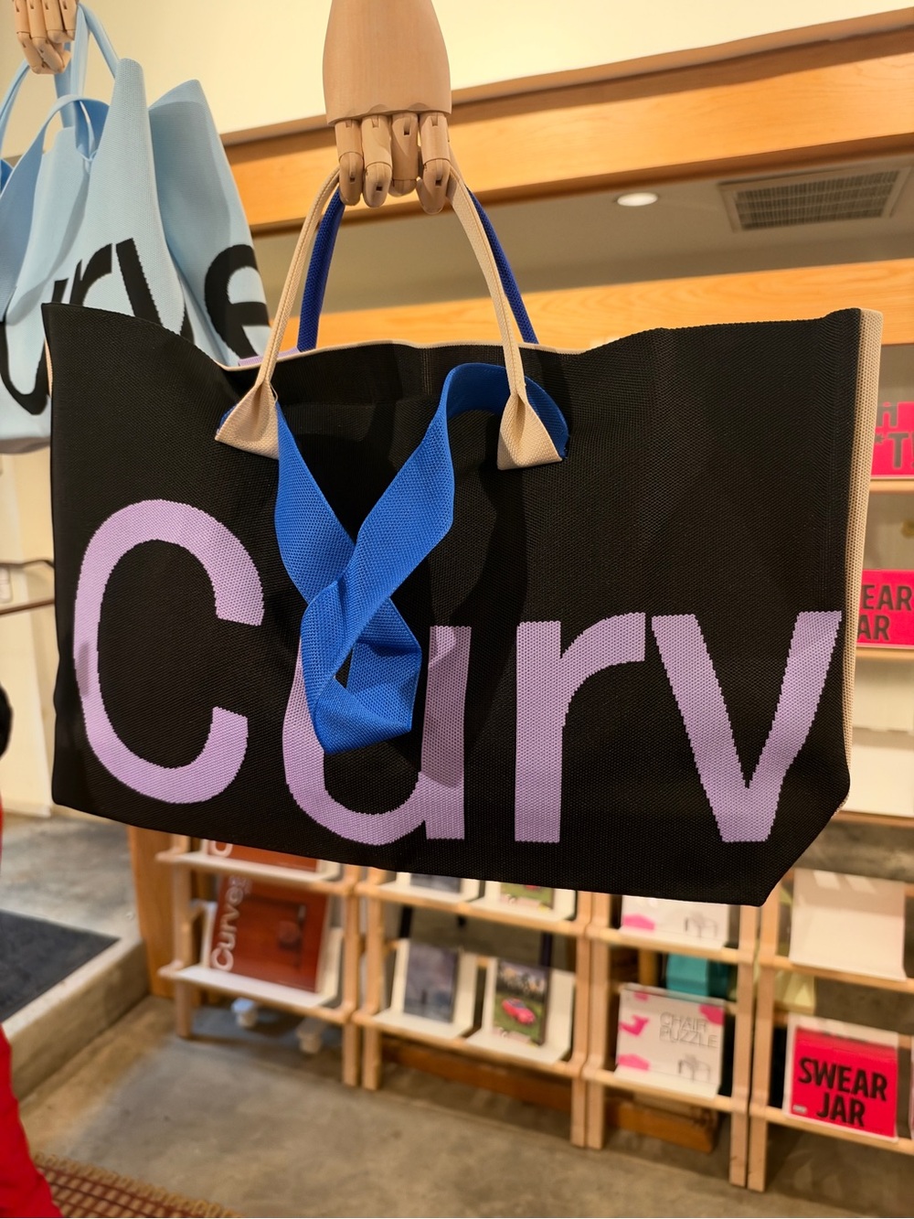 Curves by Sean Brown Tote Bag DMV EXCLUSIVE COLOR UltraViolet
